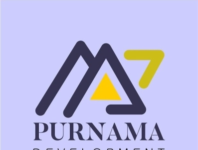 Purnama Development Logo. A General Contractors Company branding design icon illustration logo