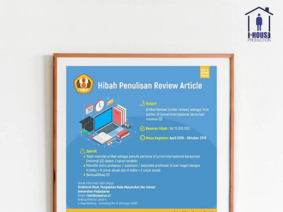 Unpad Hibah Penulisan Review Article Design branding design icon illustration ux