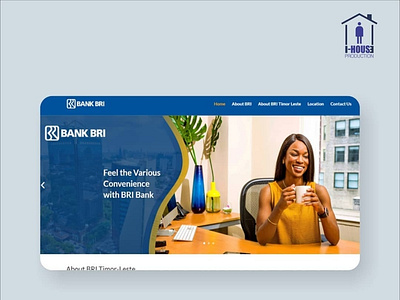 Create an official website for Bank BRI in Timor Leste Design branding design illustration ui ux