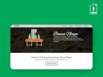 Website design for @benuaniaga branding design icon illustration ui