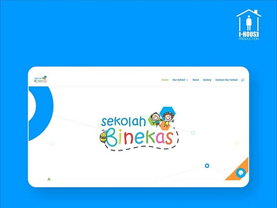 Website design for @sekolahbinekas Bandung