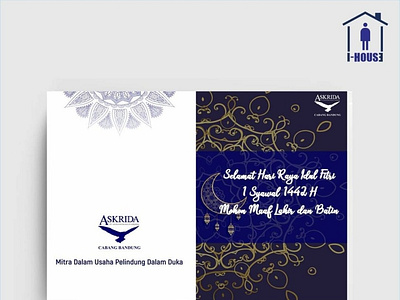 Eid Card Askrida 1442 H Design branding design illustration ui ux