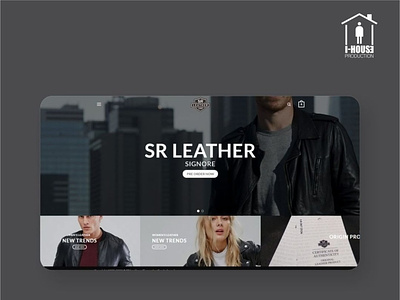 SR Leather - Signore Leather Jacket Website: srleather.co.id branding design illustration ui ux