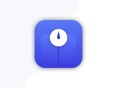 Daily Ui #005 App Icon app app icon dailyui dailyui 005 health app icon scale tracker weight