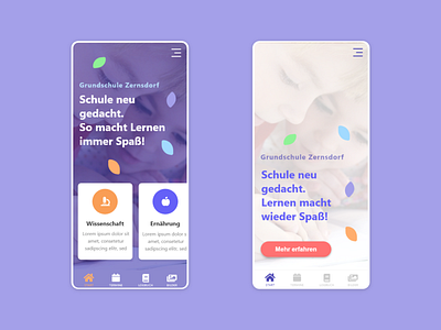 Mobile & App Concept for Elementary School app branding concept design elementary school learning ui