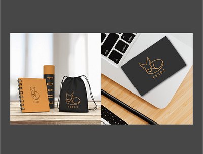 Foxof adobe illustrator branding design graphicdesign logo logodesign mockup packaging design product design