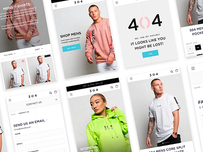304 Clothing Website Design