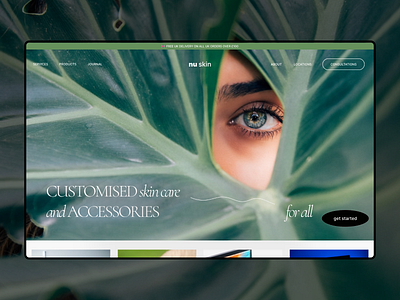 Website Design and Branding for Nu Skin - Skincare Specialists branding design logo ui ux
