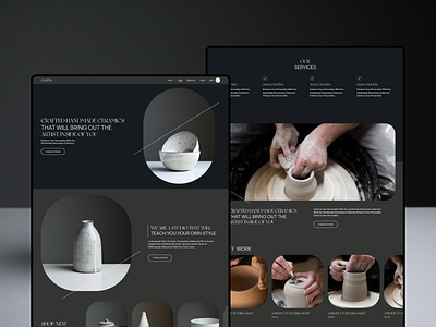 Craftd, Website Design and Branding branding design logo typography ui ux