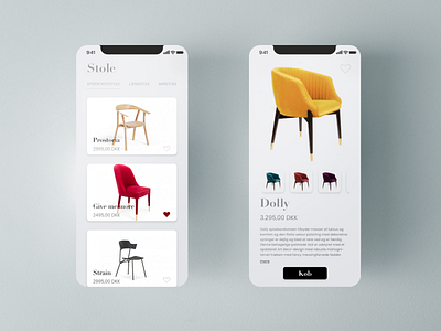 Furniture adobexd app appdesign concept furniture highend onlinestore prototype