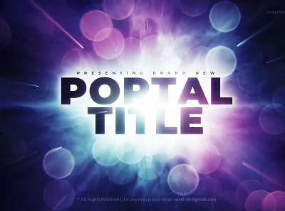 Portal Cinematic Title 3d after effects animation art direction cinema cinematic deep documentary dramatic emotional film motion graphics parallax portal space ​​