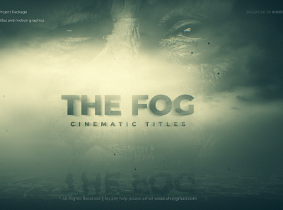 Fog Cinematic Title after effects animation cinema cinematic deep documentary dramatic emotional film fog motion graphics particles trailer volume lights