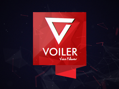 Mobilink Voiler Logo Animation 3d art direction design motion graphics particles