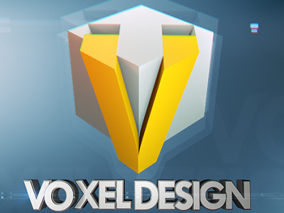 Voxel Design 3d art direction corporate package logo design motion graphics