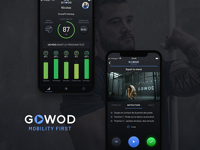 Gowod App app app design crossfit fitness gowod health mobility sport