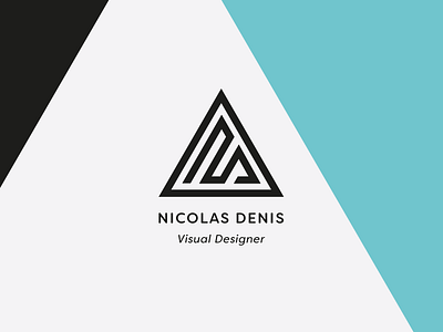 My new logo branding indentity logotype nd selfmade triangle