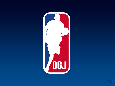 OGJ NBA Logo alternate alternative logo artwork basketball branding concept concept art concept design conceptual design illustration logo nba nba finals nba jam type vector