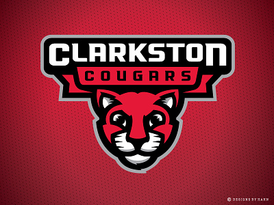 Clarkston Elementary School Logo athletics branding clarkston elementary cougars mascot school logo sports logo