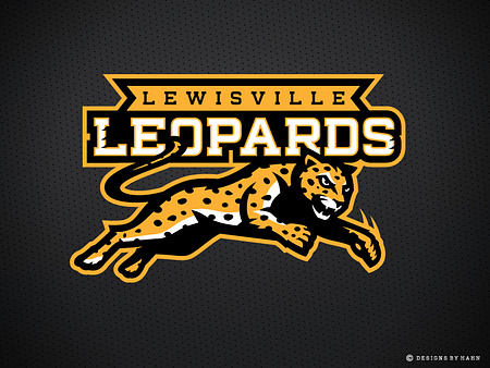 Lewisville Leopards Logo by Greg Hahn on Dribbble