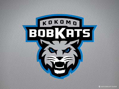 Kokomo BobKats Primary Logo bobcats bobkats logo sports logo team logo wildcats