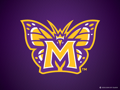 South Shore Monarchs Logo butterfly logo monarchs logo sports logo the basketball league