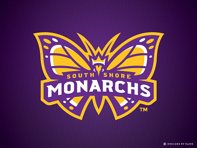 South Shore Monarchs Logo butterfly logo logo monarchs sports logo the basketball league