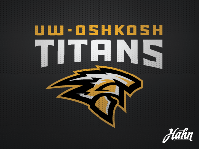 UW-Oshkosh Titans Logo Concept lightning logo sports titans university uw oshkosh wisconsin