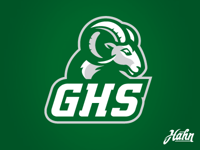 Green Hills Rams Logo branding green hills logo rams school sports