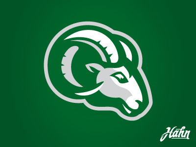 Green Hills Rams Secondary Logo branding green hills logo rams school sports