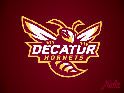 Decatur Hornets Logo basketball decatur hornets logo rcnba sports