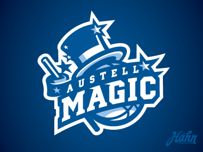 Austell Magic Logo austell basketball logo magic rcnba sports