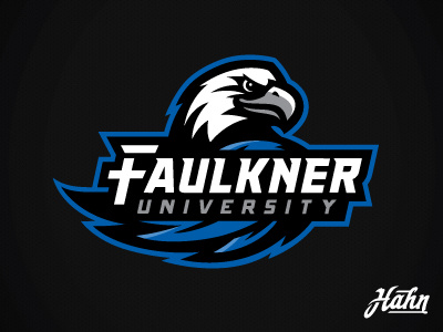 Faulkner University Eagles Logo athletics branding college eagles faulkner logo naia sports university