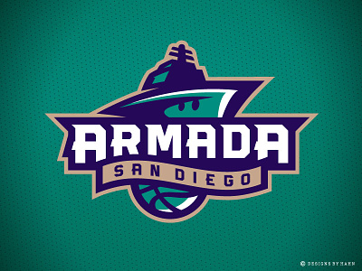 San Diego Armada Basketball Primary Logo