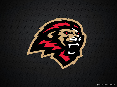 Gulf Coast Lions Basketball Secondary Logo by Greg Hahn on Dribbble