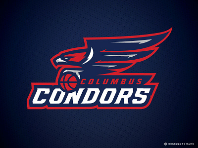 Columbus Condors Basketball Primary Logo