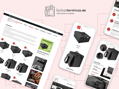 Bolsas Térmicas design logo minimal ui vector web