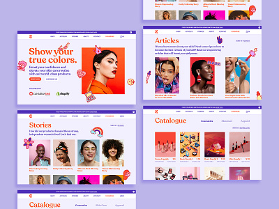 KAIYELE - Brand Identity Design app app ui brand identity branding canada cosmetics design ecommerce female feminine logo skin care ui website ui women