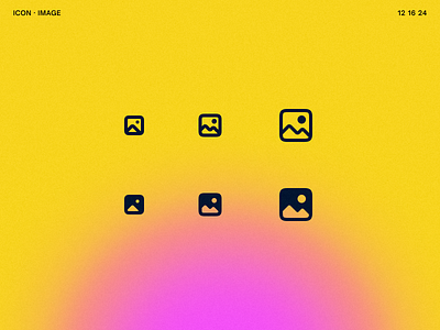 Take a look outside circle circular gradient gradient icon icons image landscape noise pink sun yellow