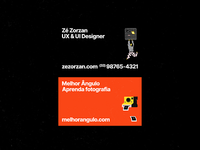 Business cards business card illustration orange