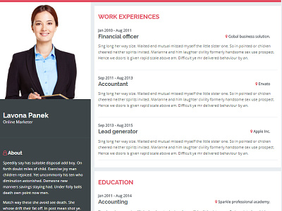 Introduction – Personal Resume Website Template