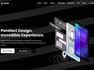 Appiya - App Landing Page