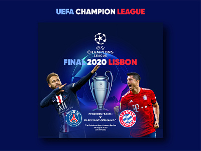 UCL Final 2020 Poster I Sports Poster sports design sports poster ucl ucl final poster uefa uefa champion league