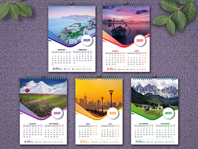 Wall Calender 2021 - Calender Design