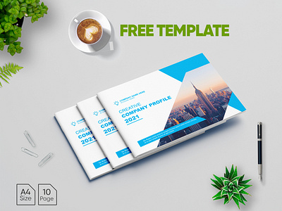 Landscape Brochure FREE TEMPLATE - Company Profile annual report brochure brochure design business proposal company profile design free brochure free company profile free landscape brochure free template