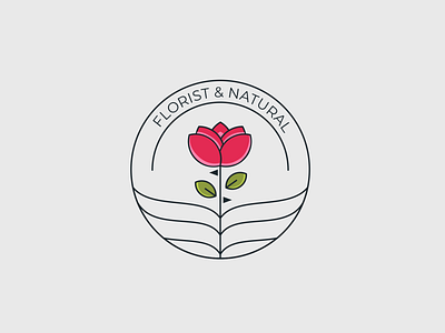 Florist & Natural - Line Art Logo Concept branding design flower illustration lineart logo logodesign natural