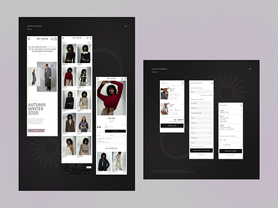 MUSIER SHOP project (2) clothes clothing brand design fashion fashion brand mobile app mobile design ui ux web design