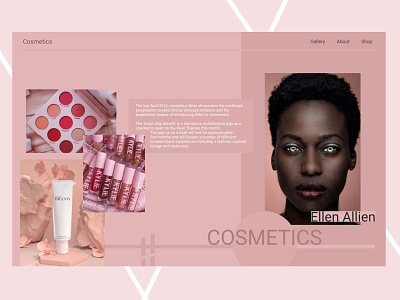 Cosmetics cosmetic cosmetics design designs desing desinger ui design uidesign web webdesign website