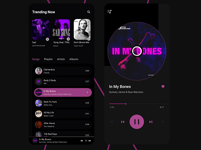 Music app design music music app music app design music app ui music application music player musician ui uidesign