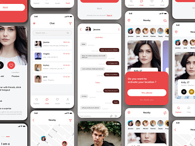 DATING APP UI 2020 app app design appuidesign design flat graphicdesign mobile mobile design mobile ui trends typography ui uiux uiuxdesign ux website