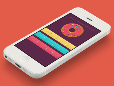 Perfect Doughnut App app donut doughnut illustration maker mobile ui user experience user interface ux vector
